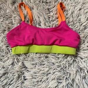 SHEIN contrast bikini top!